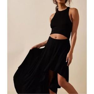 FP Beach by Free People Bethany Midi Women’s Dress - Black - Size Large